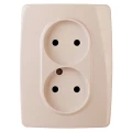 Изображение товара Розетка ЭРА серия 12 12-2107 2X2P 16A 220V для скрытой установки