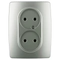Изображение товара Розетка ЭРА серия 12 12-2107 2X2P 16A IP20 для скрытой установки
