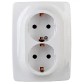 Изображение товара Розетка ЭРА серия 12 12-2116 2X2P+E Schuko 16A-250В для скрытой установки