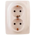 Изображение товара Розетка ЭРА серия 12 12-2116 2X2P+E Schuko 16A IP20 скрытая монтаж
