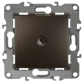 Изображение товара Розетка ЭРА серия 12 12-3101 TV одиночная бронзовая для скрытой установки