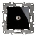 Изображение товара Розетка ЭРА серия 12 12-3102 TV проходная, для скрытой установки, IP20, цвет - черный