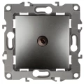 Изображение товара Розетка ЭРА серия 12 12-3102 TV проходная, для скрытой установки, IP20, цвет - графит Б0027437