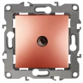 Изображение товара Розетка ЭРА серия 12 12-3102 TV проходная, для скрытой установки, IP20, цвет - медный Б0027439