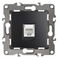 Изображение товара Розетка ЭРА серия 12 12-3105 телефонная RJ11, для скрытой установки, IP20, цвет - антрацит