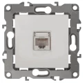 Изображение товара Розетка ЭРА серия 12 12-3107 информационная RJ45, для скрытой установки, IP20, цвет - белый