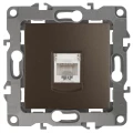 Изображение товара Розетка скрытая с разъемом RJ-45 серия ЭРА 12-3107 бронзовая