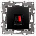 Изображение товара Розетка ЭРА серия 12 12-3111 аудио, для скрытой установки, IP20, цвет - антрацит