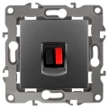 Изображение товара Розетка ЭРА серия 12 12-3111 аудио, для скрытой установки, IP20, цвет - графит