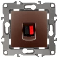 Изображение товара Розетка ЭРА серия 12 12-3111 аудио, для скрытой установки, IP20, цвет - бронзовый Б0027458