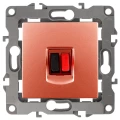 Изображение товара Розетка ЭРА серия 12 12-3111 аудио, для скрытой установки, IP20, цвет - медный
