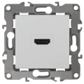 Изображение товара Розетка ЭРА серия 12 12-3114 HDMI, для скрытой установки, IP20, цвет - белый