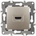 Изображение товара Розетка ЭРА серия 12 12-3114 HDMI, для скрытой установки, IP20, цвет - перламутровый Б0027490