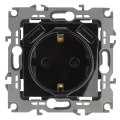 Изображение товара ЭРА серия 12 12-4109 розетка 2P+E 16A с USB черная для скрытой установки