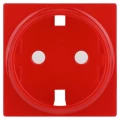 Изображение товара Накладка ЭРА 12 12-6301-23 для розетки скрытой установки, сменная, цвет - красный