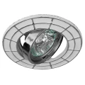 Изображение товара Встроенный поворотный светильник ЭРА ST7A 50 Вт под LED/КГМ MR16 IP20 белый-хром