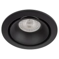 Изображение товара Светильник ЭРА KL100 12 Вт встраиваемый, цоколь GU5.3, под LED лампу MR16, IP20, цвет – черный Б0055585