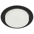 Изображение товара Встраиваемый светильник ЭРА KL70 15 Вт для LED ламп, IP20, черный-матовый