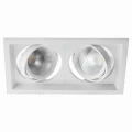 Изображение товара Светильник встраиваемый ЭРА SKD 2 x 9 Вт, белый, LED