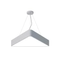 Изображение товара Светильник светодиодный ЭРА Geometria SPO-151 Delta 30 Вт, подвесной, цветовая температура - 4000 K, световой поток - 2900 лм, цвет свечения - белый, IP40, цвет корпуса - белый Б0050574