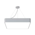 Изображение товара Светильник светодиодный ЭРА Geometria SPO-163 Quadro 50 Вт, подвесной, драйвер внутри, цветовая температура - 4000 K, световой поток - 3700 лм, цвет свечения - белый, IP40, цвет корпуса - белый Б0058896
