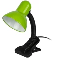 Изображение товара Светильник ЭРА N-102-Е27-40W-GR 40Вт настольный на прищепке, цоколь E27, IP20, тип лампы - КЛЛ, ЛН, LED, цвет - зеленый