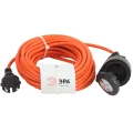 Изображение товара Электроудлинитель силовой ЭРА UPx-1 10 м 2200 Вт 1 розетка IP44