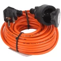 Изображение товара Удлинитель силовой ЭРА UPx-1e 220 В, 6 А, 1300 Вт, 1 розетка, с заземлением, кабель ПВС, в бухте, длина кабеля - 10 м, сечение - 3x0.75 мм², цвет - оранжевый