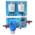 Изображение товара Насосная станция дозировочная ETATRON EONE GUARD 3 PH/CL 0-2ppm поверхностная, корпус - пластик, мощность - 74Вт, производительность - 6л/час, 220В, с датчиками PH/CL (SONDA CL)