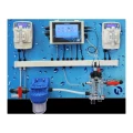 Изображение товара Насосная станция дозировочная ETATRON EONE GUARD TOUCH PH/RX/CL/T 0-2ppm поверхностная, корпус - пластик, мощность - 74Вт, производительность - 6-15л/час, 220В, с датчиками PH/RX/CL
