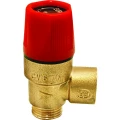Изображение товара Клапан предохранительный EUROS ST618603 1/2″ Ду15 Ру10 угловой, внутренняя резьба, настройка срабатывания 3 бара