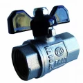 Изображение товара Кран шаровой Euros SD8003 Comfort 1″ Ду25 Ру25 полнопроходной, присоединение - внутренняя резьба резьба, корпус - латунь, управление - ручка-бабочка