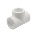 Изображение товара Тройник EVER PLAST АТ 021 25 00 00 Дн25 Ру25, материал - полипропилен, цвет - белый