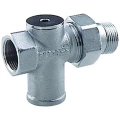 Изображение товара Фильтр сетчатый FAR FILTROFAR 3/4” Ду20 Ру10 НР-ВР, латунный, размер фильтрующей сетки 250 мкм, со встроенным запорным клапаном, хромированный