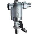 Изображение товара Фильтр сетчатый FAR FA 3945 1/2” Ду15 Ру25 НР-BР, латунный, размер фильтрующей сетки 300 мкм, под манометр, хромированный