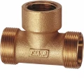 Изображение товара Тройник латунный FAR FC 5450 3/4″ Ду20 Ру10 ВР-М24х19-М24х19 для металлопластиковых труб