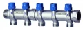 Изображение товара Коллектор терморегулирующий FAR FK3911 Ду25-2х3/4″ Ру10, наружная/внутренняя резьба с 2-мя выходами Ду20 Eurokonus, выходы наружная резьба, корпус латунь