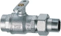 Изображение товара Кран шаровой FAR FA 3017 1 1/4″ Ду32 Ру16 полнопроходной, уплотнение - PTFE, двухходовой, латунь, внутренняя резьба / американка, управление - Т-образная рукоятка, Kvs55.2