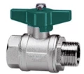Изображение товара Кран шаровой FAR FS 3033 SolarFAR 1/2″ Ду25 Ру16, полнопроходной, латунь CW617N, уплотнение - PTFE, внутренняя резьба / накидная гайка