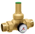 Изображение товара Регулятор давления FAR FA 2805 1/2″ Ду15 Ру25 с манометром, латунный, наружная/наружная резьба (редуктор)