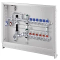 Изображение товара Узел регулирующий FAR FK 3585 1″х3/4″ Ду25х20 коллекторный для напольного отопления с расходомером, в коллекторном шкафу, на 6 отводов, евроконус