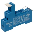Изображение товара Розетка для реле FINDER 95.05.9SMA для модели 40.51/40.52/40.61/40.62, винтовые клеммы с зажимной клетью, раздельными контактами и металлическим зажимом, 10А, 250В, IP20, цвет – синий