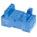 Изображение товара Розетка для реле FINDER 96.04.SMA для модели 56.34, винтовые клеммы с зажимной клетью, комбинированными контактами и металлическим зажимом, 12А, 250В, IP20, цвет – синий