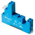 Изображение товара Розетка для реле FINDER 97.02.SPA для модели 46.52 винтовые клеммы с зажимной клетью, раздельными контактами и пластиковым зажимом, 8А, 250В, IP20, цвет – синий