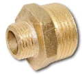 Изображение товара Ниппель переходной ЦВЕТЛИТ 3/4x1/2 Ду20x15 Ру16 латунь муфтовый