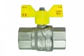 Изображение товара Кран шаровой F.I.V FUTURGAS 80010 1 1/4″ Ду32 Ру25 ГАЗ полнопроходной, латунь, уплотнение - PTFE, внутренняя резьба, ручка-бабочка