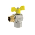 Изображение товара Газовый шаровой кран F.I.V FUTURGAS 8214R 3/4 Ду20 Ру40 латунь PTFE