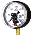Изображение товара Манометр ФИЗТЕХ ДМ2005ф электроконтактный радиальный 0-600 кПа IP40