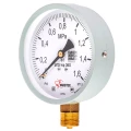 Изображение товара Манометр ФИЗТЕХ МП3-Уф (0-6 МПа) IP40, общетехнический 100мм, исполнение ЭКО, радиальное присоединение, резьба G1/2, класс точности 1.5