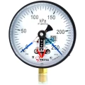Изображение товара Манометр ФИЗТЕХ ДМ2005ф 0-250 кПа d.160 класс точности 1.5, резьбовое соединение М20х1.5, степень защиты корпуса IP40, электроконтактный, с сигнализирующим устройством тип V, радиальное присоединение